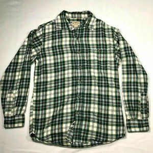 Blue Mountain Mens Multicolor 100% Cotton Checked LongSleeve Casual Shirt Size S